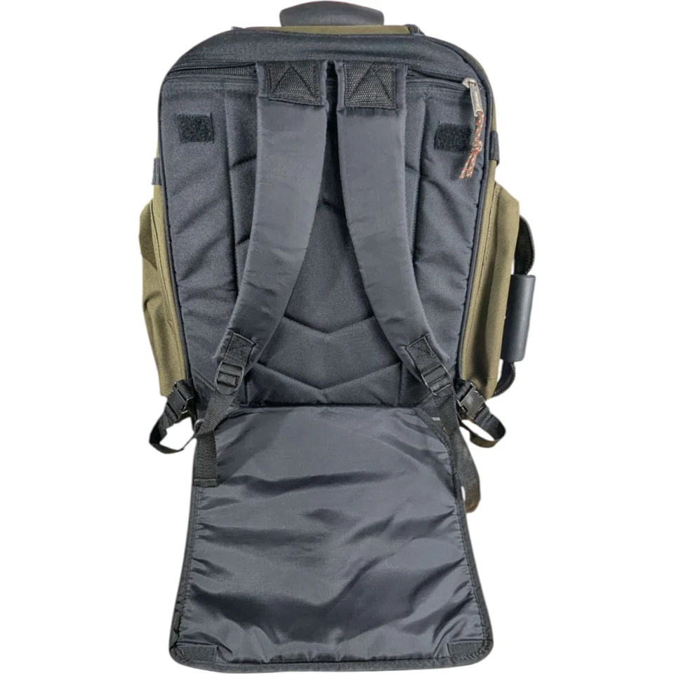 Mochila Equipaje Athalon 21 Ruedas Viajero Equipo de Viaje Bolsa Verde Equipaje de Mano Foto 4 de 4