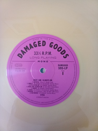 Kyra - Here I Am.. (2023, peach vinyl) Thee Headcoatees, Billy Childish, Mint - Picture 5 of 7