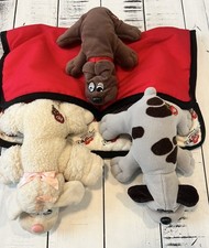 Pound Puppies Vintage Lot of 3 with Blanket Sleeping Bag