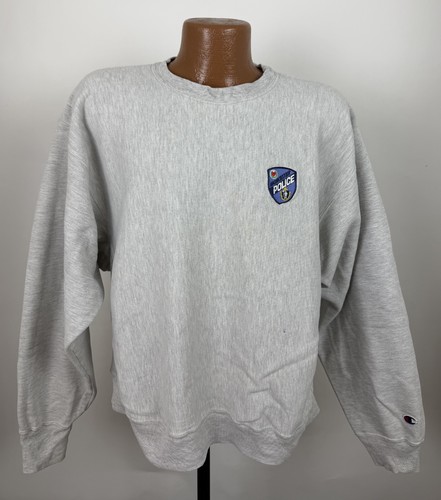 Vintage Champion Reverse Weave Sweatshirt Mens XL / 2X Heather Gray Worcester MA