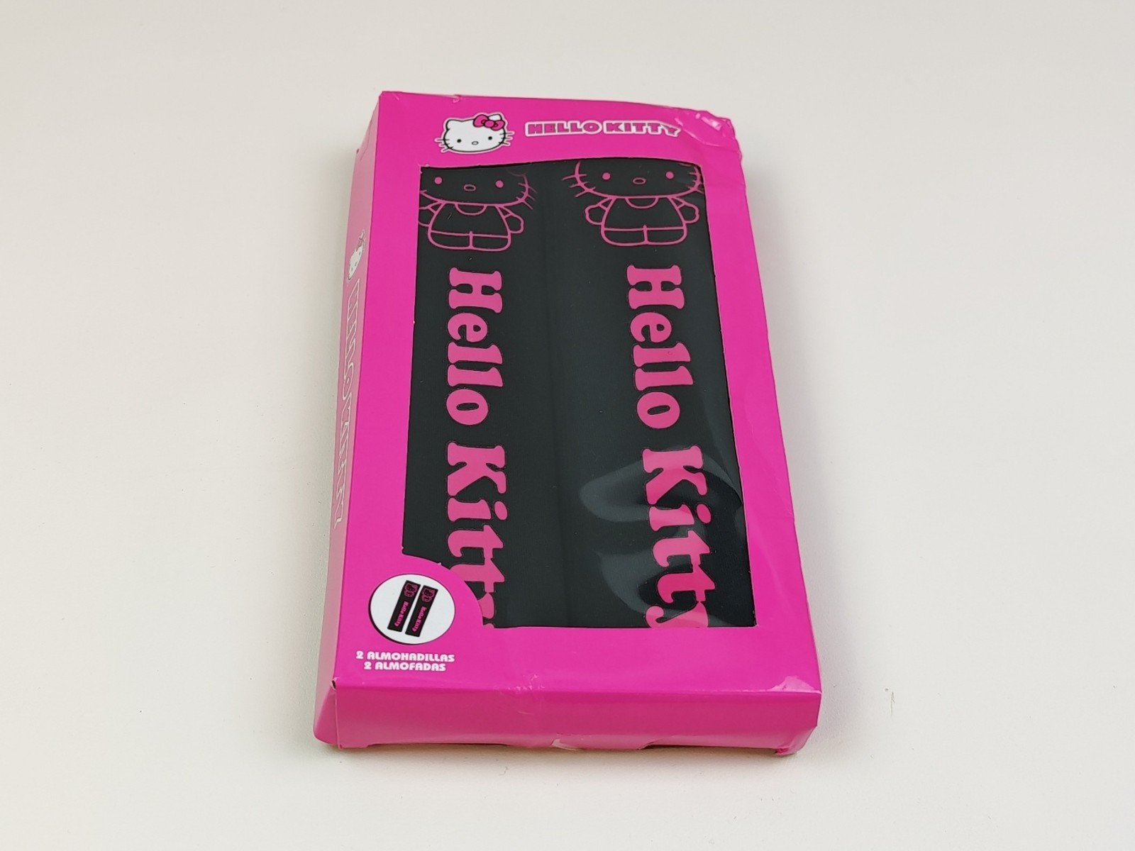 HELLO KITTY KIT1035 Pads for Safety Belts, Black, AUTO