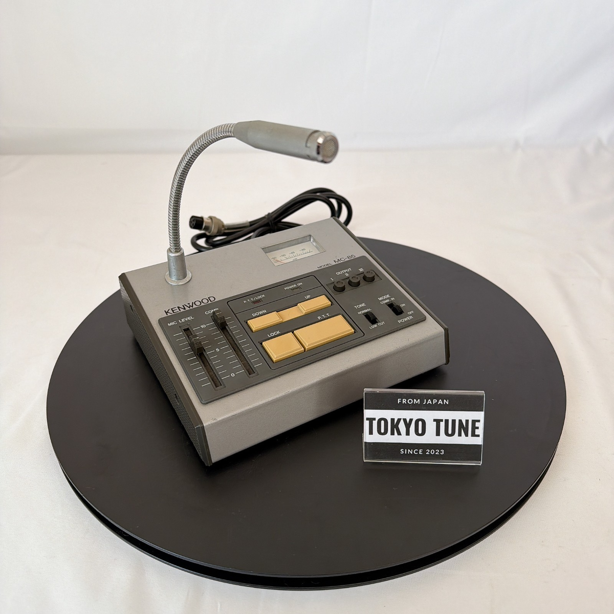 229 KENWOOD/ケンウッド スタンドマイク/ 卓上マイク MC-85 Kenwood MC-85 | Base Condenser Microphone | TS-60S TS-850S TS-940S