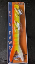 Musky Innovations Dyin' Dawg Muskie Jerkbait Lure UV Sunrise