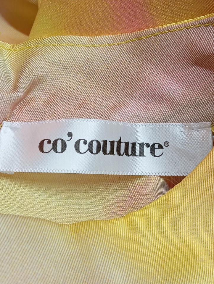 CO'COUTURE Robe d’été Dames Robe T EU 38 jaune primevère style décontracté - Photo 4/4