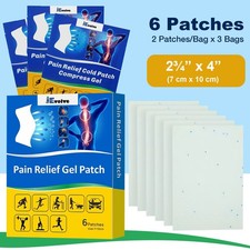 JEVOLVE Pain Relief Cold Patch  Natural Botanical Patches for Muscle Soreness