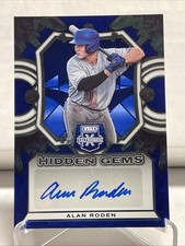 ALAN RODEN 2023 PANINI ELITE EXTRA EDITION HIDDEN GEMS BLUE AUTO CARD JAYS TWINS