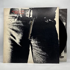 Rolling Stones - Sticky Fingers - 1971 US Press Album Working Zipper Cover (NM-)