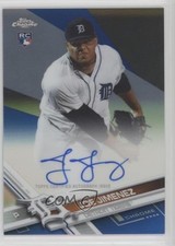 2017 Topps Chrome Rookie Blue Refractor 134/150 Joe Jimenez #RA-JJ Auto 7i2