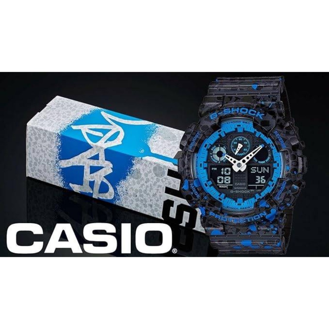 Casio G-Shock Watch STASH can box Collaboration model GA-100ST-2A