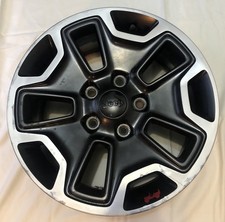 Jeep JK Wrangler OEM Hardrock Rubicon Wheel Black w Machined 2013-2017 17”