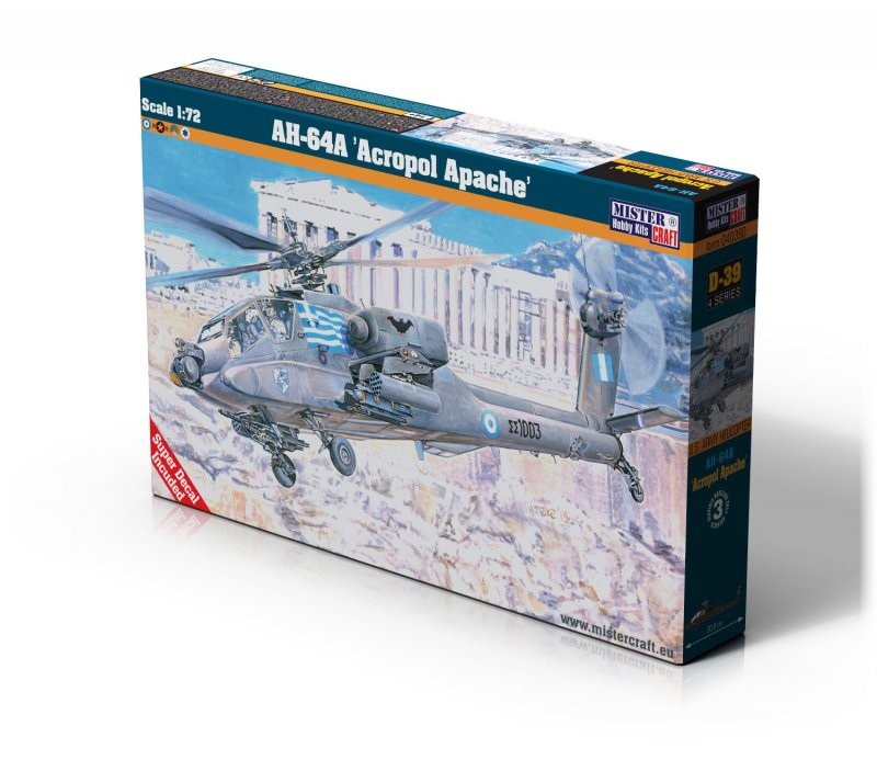 Mistercraft D-39 - 1:72 AH-64A Acropol Apache - New