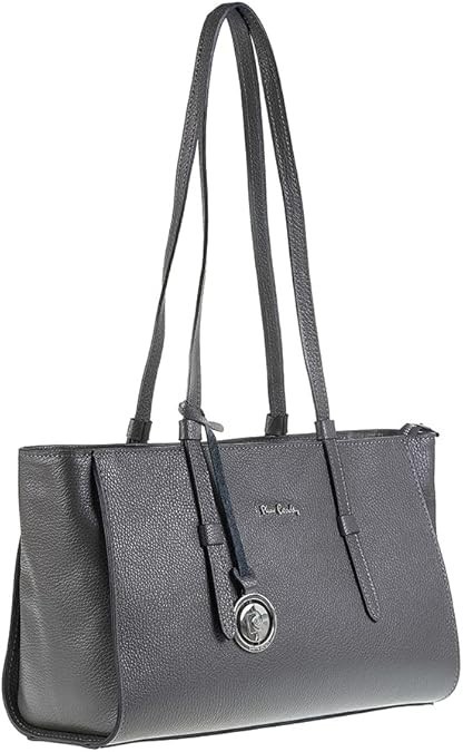 Pierre Cardin Borsa a spalla da donna In Vera pelle Made in Italy 42x21,5x12,5 c