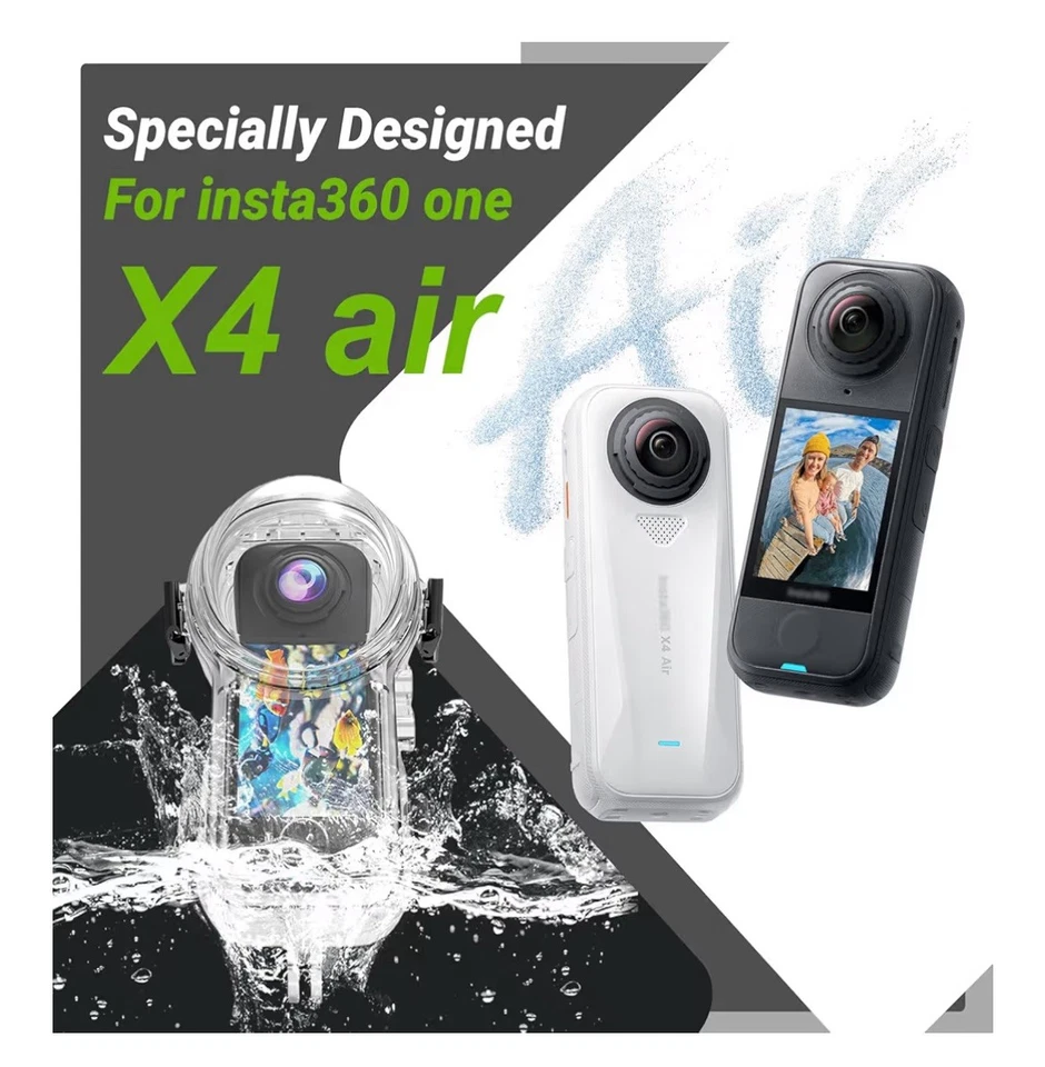 Estuche de buceo invisible Insta360 X4 AIR carcasa impermeable - 50M/197FT bajo el agua Foto 4 de 4