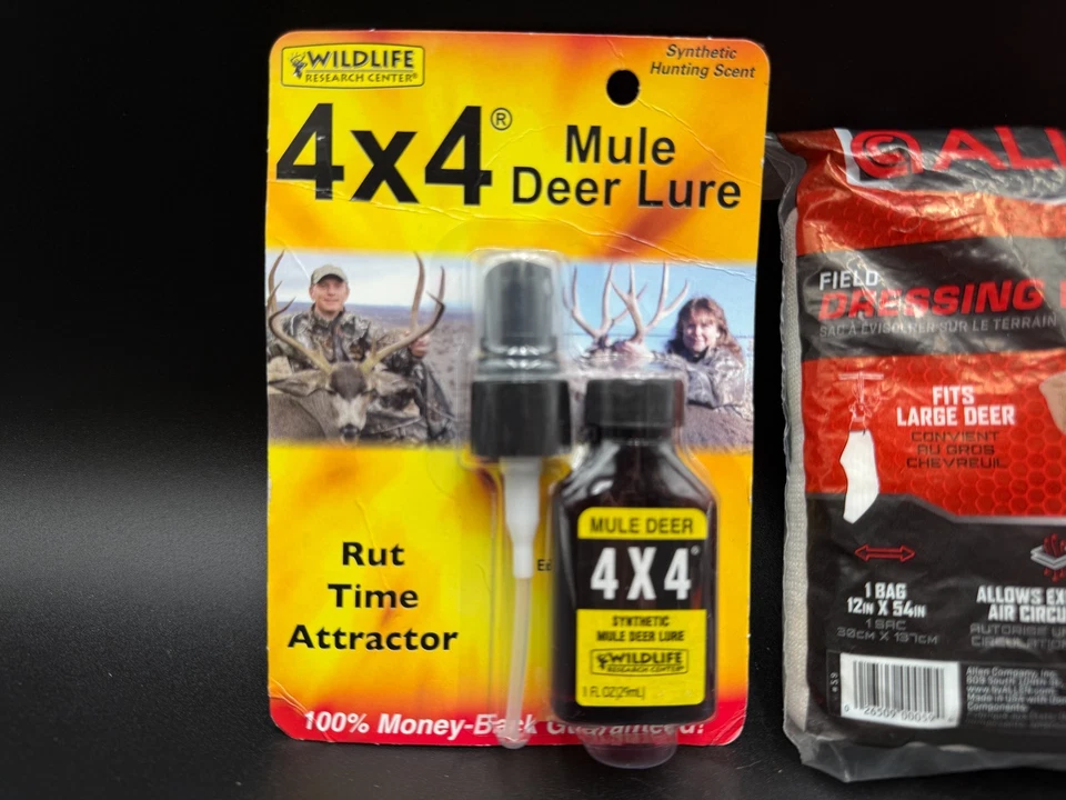 Wildlife Research 4x4 Mule Deer Lure & Allen Field Dressing Bag Kit de caza Foto 2 de 4