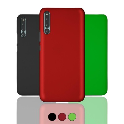 PhoneNatic Custodia Rigida Gommata Per Huawei P Smart – Colore Giallo, Cover Protettiva