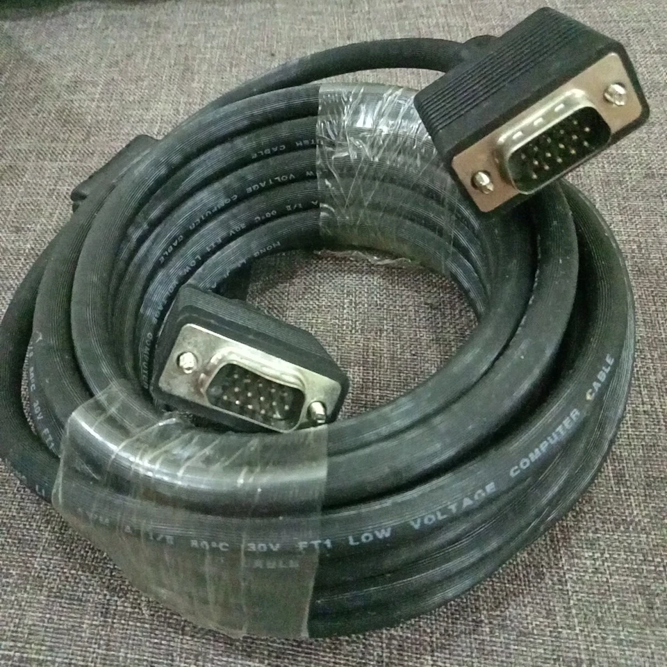 VGA Cable High Quality 5M Male to Male 15Pin - Image 3 of 3