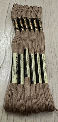 Tree Bark #3790 DMC Mouline Special 25 Embroidery Floss 8M Lot of 6