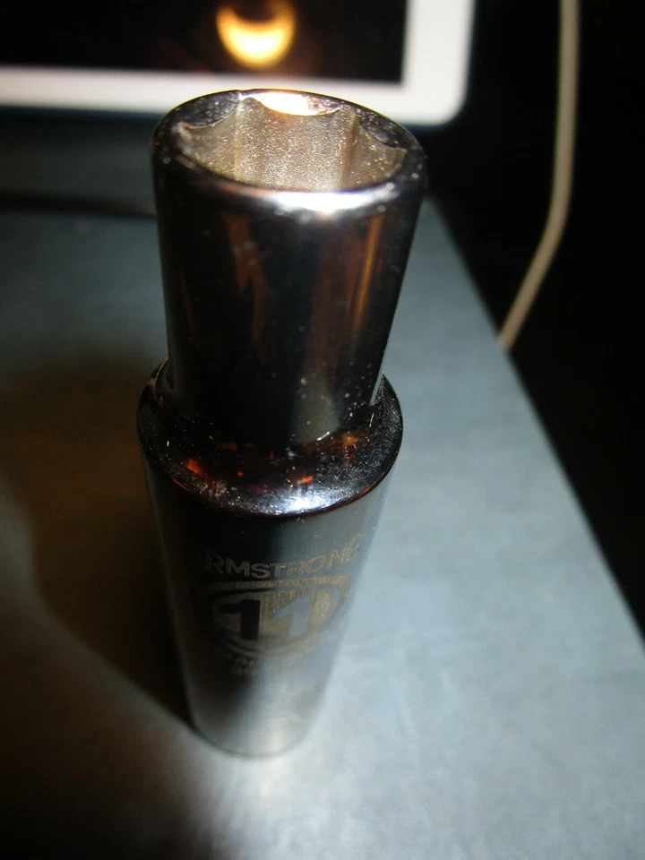 armstrong 39-311 1/2" drive 6 point standard socket 11mm - Image 2 of 2