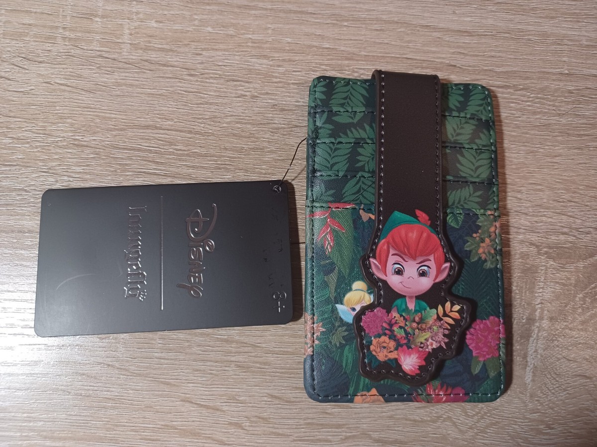 Loungefly Disney Peter Pan Tinkerbell Chibi Jungle Cardholder