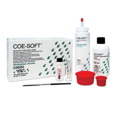 GC Coe-Soft Professional Package Soft Denture Reline Material 344001