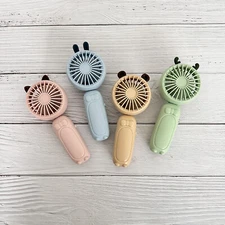 Wrapables Mini Portable Handheld and Desktop Rechargeable USB Fan