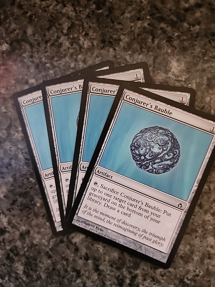 mtg conjure cards MTG 4X Conjurer's Bauble Fifth Dawn 112/165 Regular Common