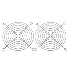 2 Pack 115mm Metal CPU Fan Grill Guard Protector for 120mm PC Case Fans