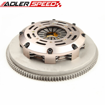 ADLERSPEED Sprung Clutch Twin Disc Kit For Nissan Skyline RB20DET RB25DET 5-SPD