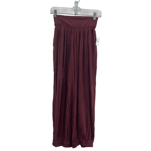 Free People Movement XS Damen Loose Fit Burnt Red Haremshose Neu mit Etikett