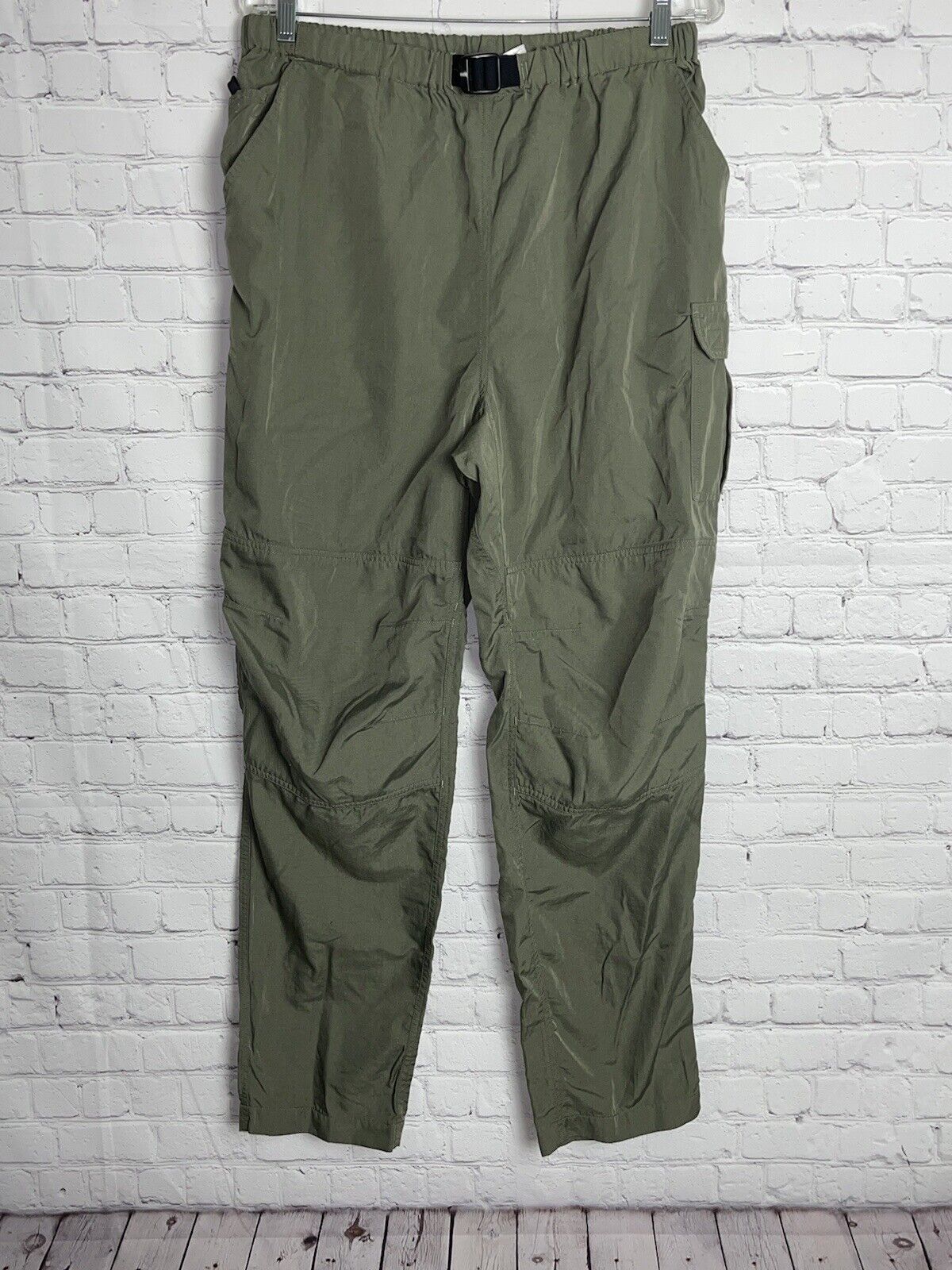 The North Face Womens Size M Belted Nylon Cargo Hiking Pants Stow