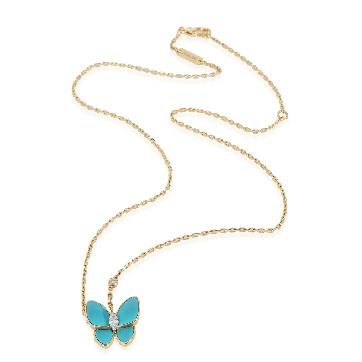 Van Cleef and Arpels Lucky Alhambra Big Turquoise Butterfly Pendant Necklace  at 1stDibs | lucky alhambra butterfly pendant, van cleef turquoise butterfly  necklace, van cleef butterfly necklace