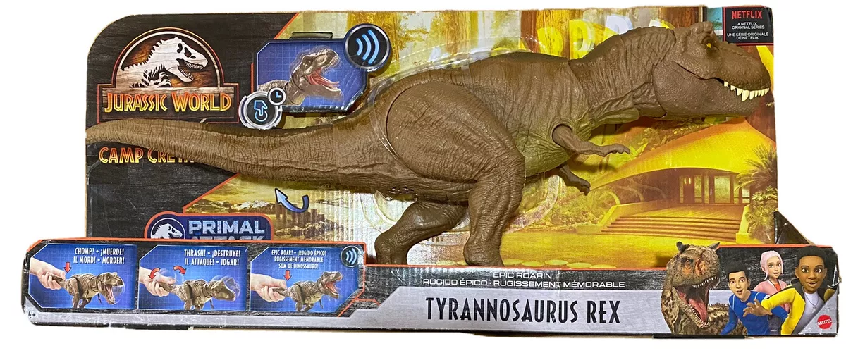 Jurassic World Dinossauro T-rex Rugido Épico - Mattel Gjt60