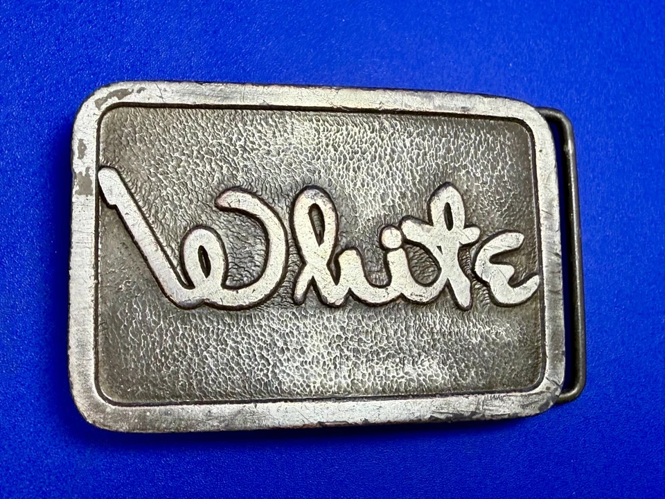 White Instruments Inc Austin Texas 25 aniversario Hebilla de cinturón artesanal de metal Indiana Foto 3 de 4