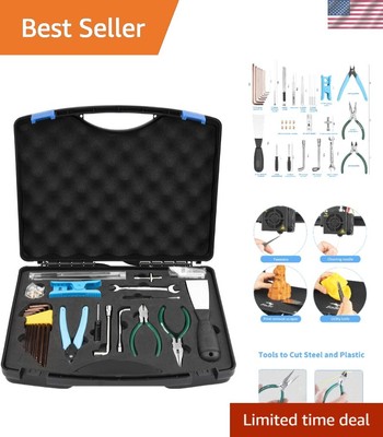 Creality 3D Printer Tool Kit with Case 35Pcs with Cleaners Filament Slicer Pr...
