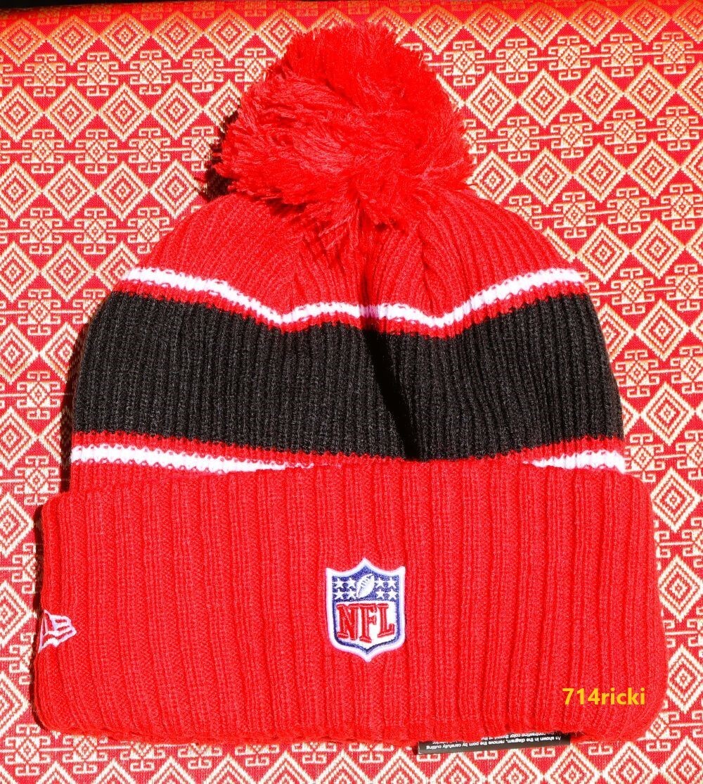 Beautiful San Francisco 49ers New Era knit pom hat beanie NEW ULTRA RARE NFL S Amazon.com: New Era NFL Unisex-Adult Official 2024-25  main image 4
