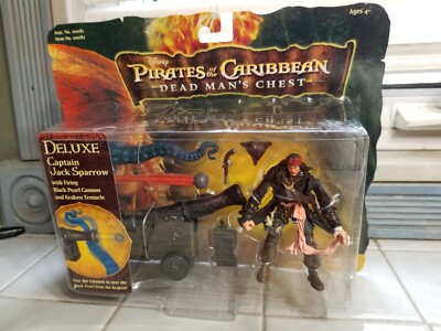 Deluxe Captain Jack Sparrow with black pearl cannon Zizzle Dead Man's chest