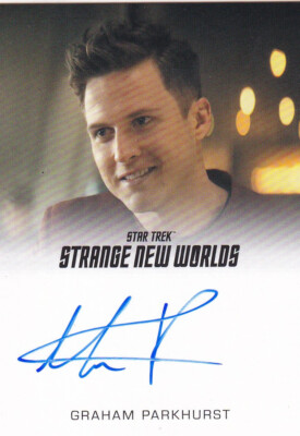 Star Trek Strange New Worlds Autograph Card Graham Parkhurst as Dever