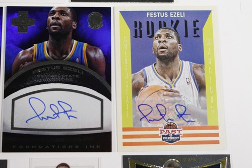 (20) 2012-13 Festus Ezeli Autograph RC Lot Panini On Card Numbered Vanderbilt - Picture 9 of 13