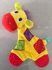 Bright Starts Yellow Giraffe Crinkle, Teether, Soft Lovey