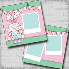 My Easter Duckling - 2 Premade Scrapbook Pages - EZ Layout 5964