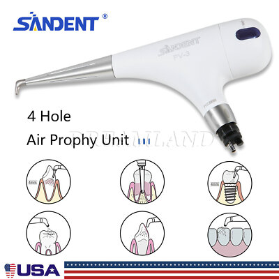 Pièce à Main Dentaire Jet Prophy - Pour Polissage Des Dents, 2 Ou 4 Trous, Hygiène