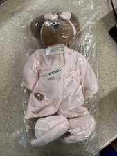 Boyds Bear Isabel Grizbearg 12" Best Dressed Plush Doll NWT Pink Bathrobe