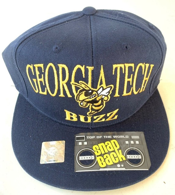 Tech Navy Hat Cap SnapBlack Adjustable One Size Fit NWT eBay