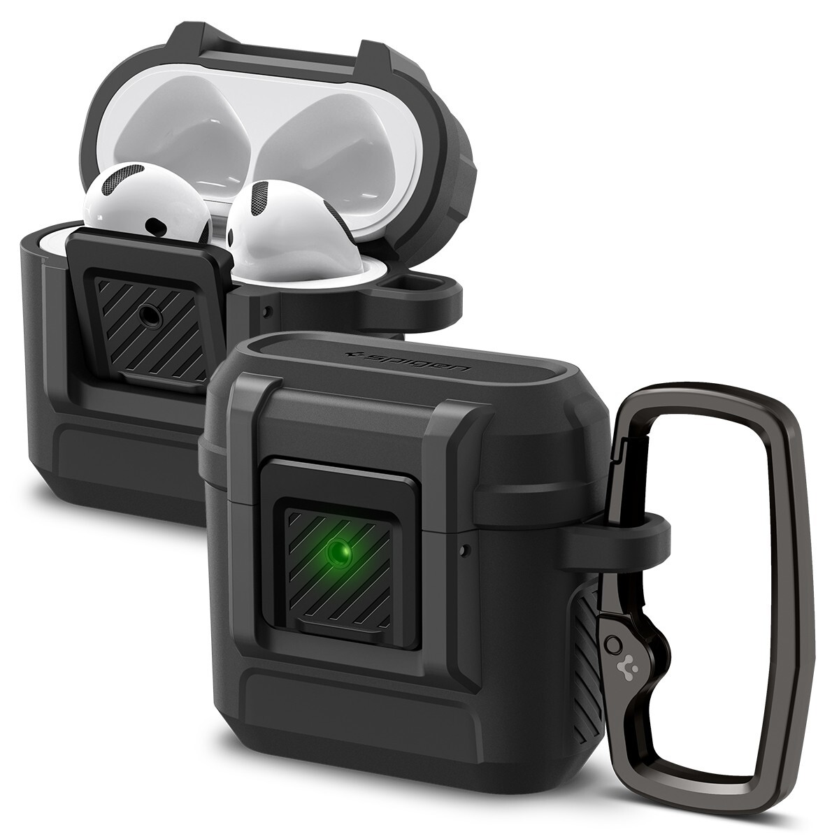 For AirPods 4 | Spigen [ Lock Fit ] Secure Lock Case Design for