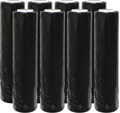 STRONG BLACK PALLET WRAP ROLLS STRETCH SHRINK PARCEL PACKING CLING FILM - Picture 2 of 9