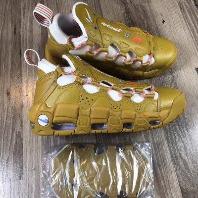 nike air more money dark citron