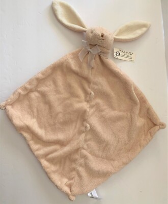 Angel Dear BEIGE BUNNY BABY BLANKIE NEW Infant Security Blanket