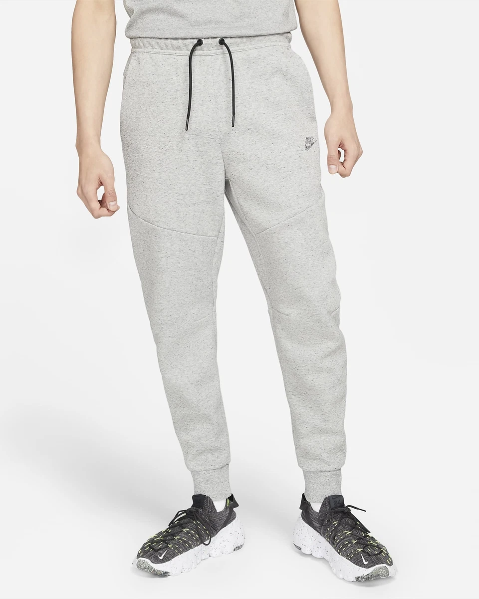 Nike Tech Fleece Pants Joggers Heather Grey Black Move To Zero DD4706-010  SMALL