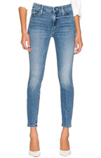 MOTHER The Looker Ankle Jeans 25 We The Animals Medium Wash Faded