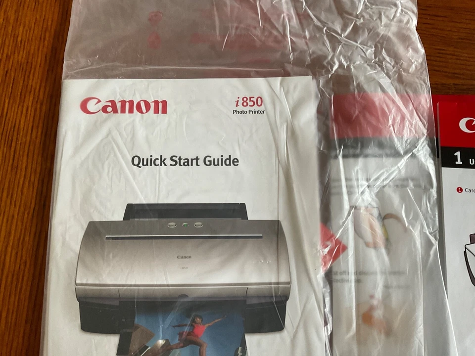 Quick Start User's Guide Canon i860 Ink Jet Printer - Guide and fold out sheet - Image 4 of 4